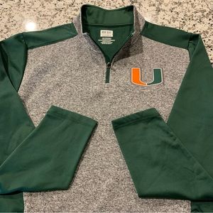 NEW Men’s UNIVERSITY OF MIAMI Pullover Sweatshirt Sz XXL